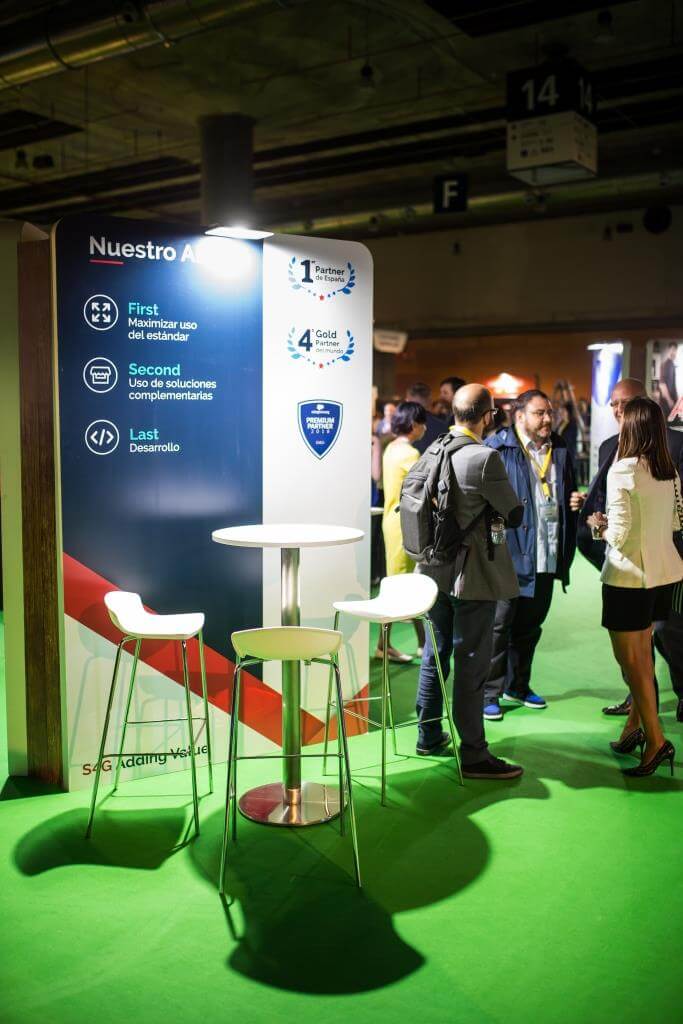 S4G stand at Basecamp 2018